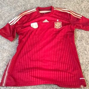 Adidas 2010 World Cup champion Spain soccer jersey